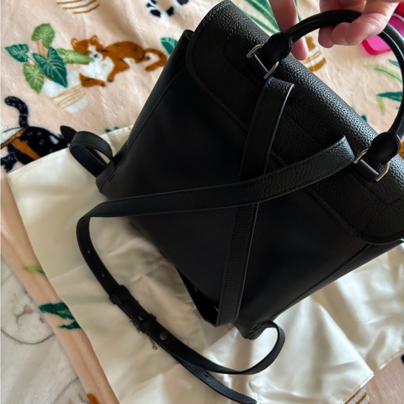 Kate Spade Black Textured Backpack - Picture 2 of 4